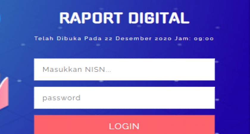 Penyampaian Rapor Semester Ganjil 2020/2021