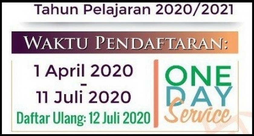 Penerimaan Peserta Didik Baru tahun 2020/2021