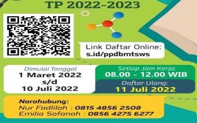 Penerima Peserta Didik Baru tahun 2022/2023