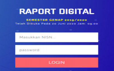 Penyampaian Rapor Semester Genap 2019/2020